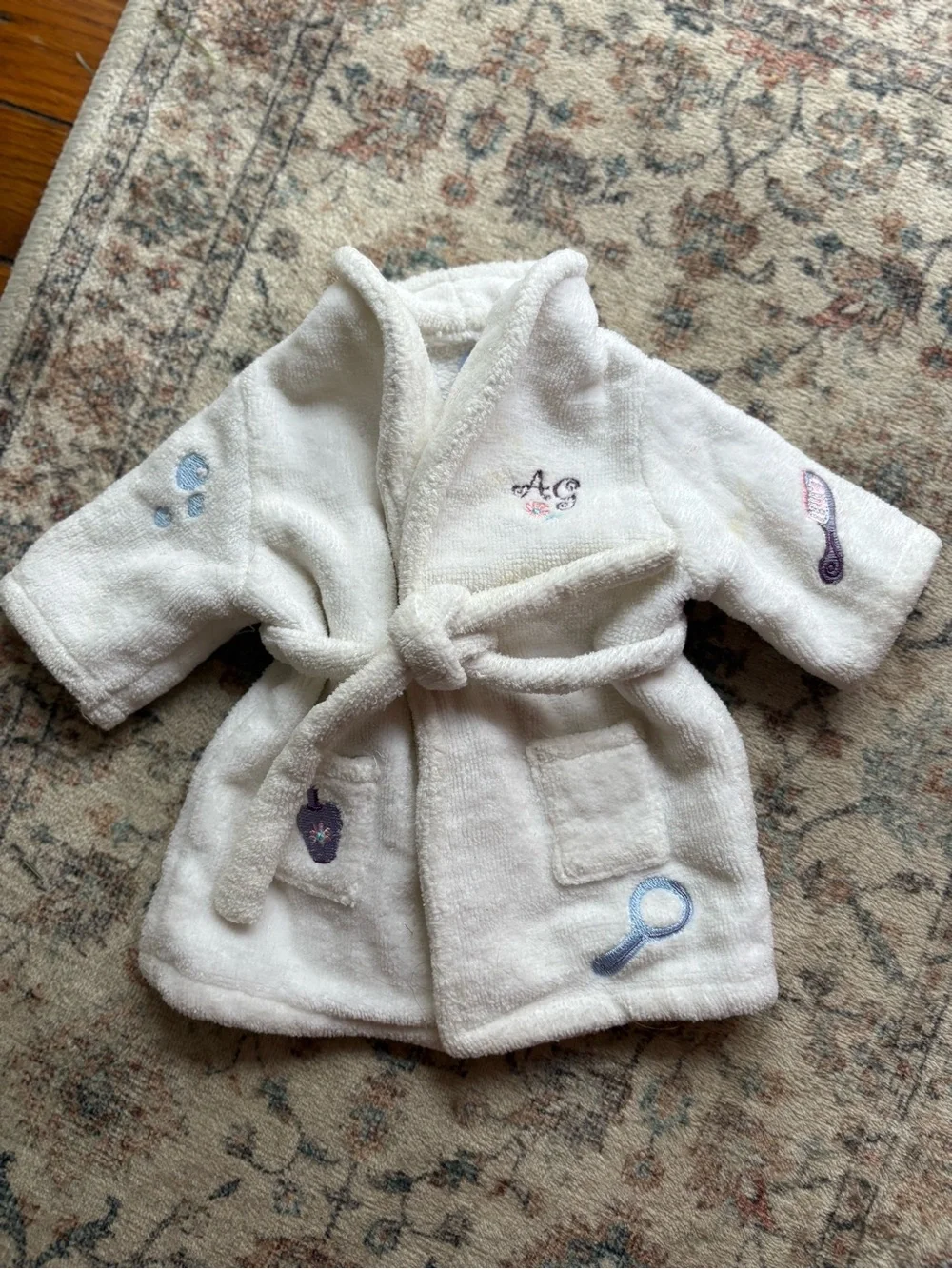 American Girl Doll Terricloth Bath Robe Doll Clothes